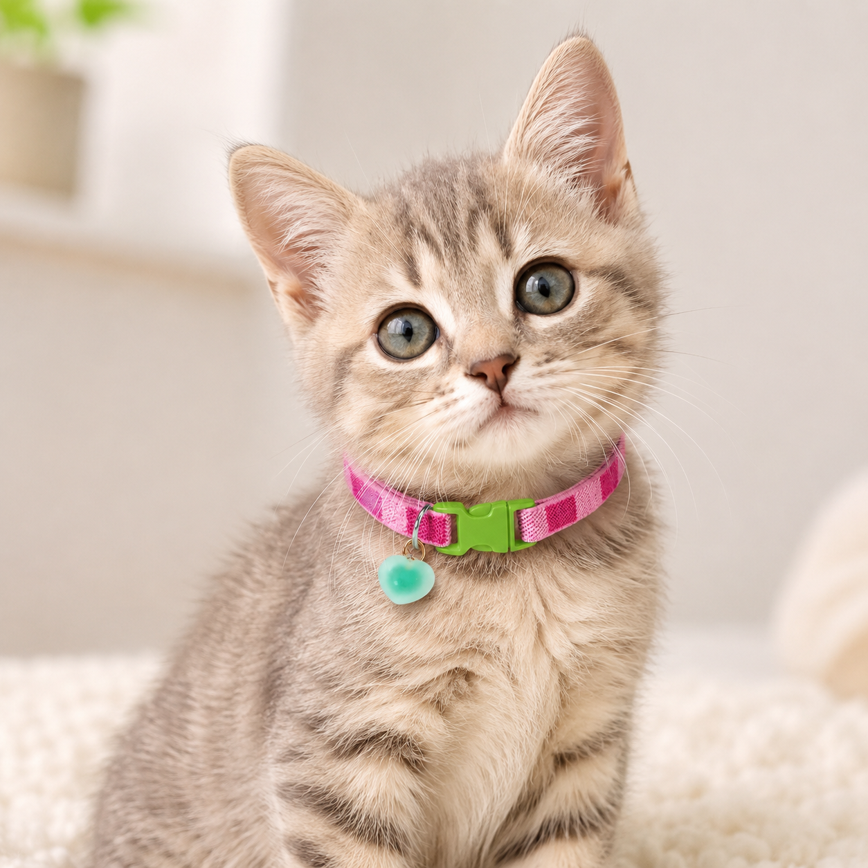 Adjustable Aroma Charm Cat Collar – Soft Lightweight Collar for Cats & Small Dogs