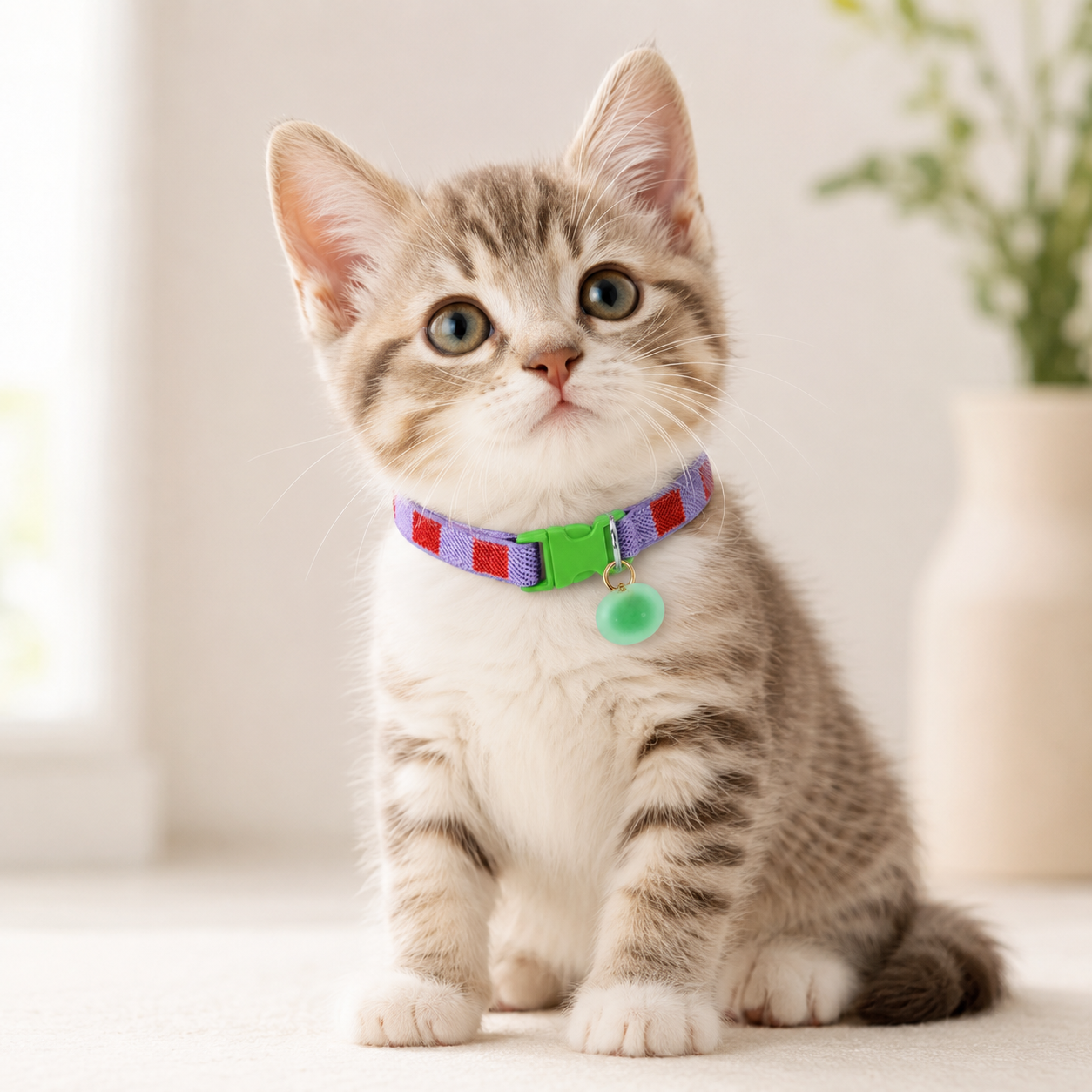 Adjustable Aroma Charm Cat Collar – Soft Lightweight Collar for Cats & Small Dogs