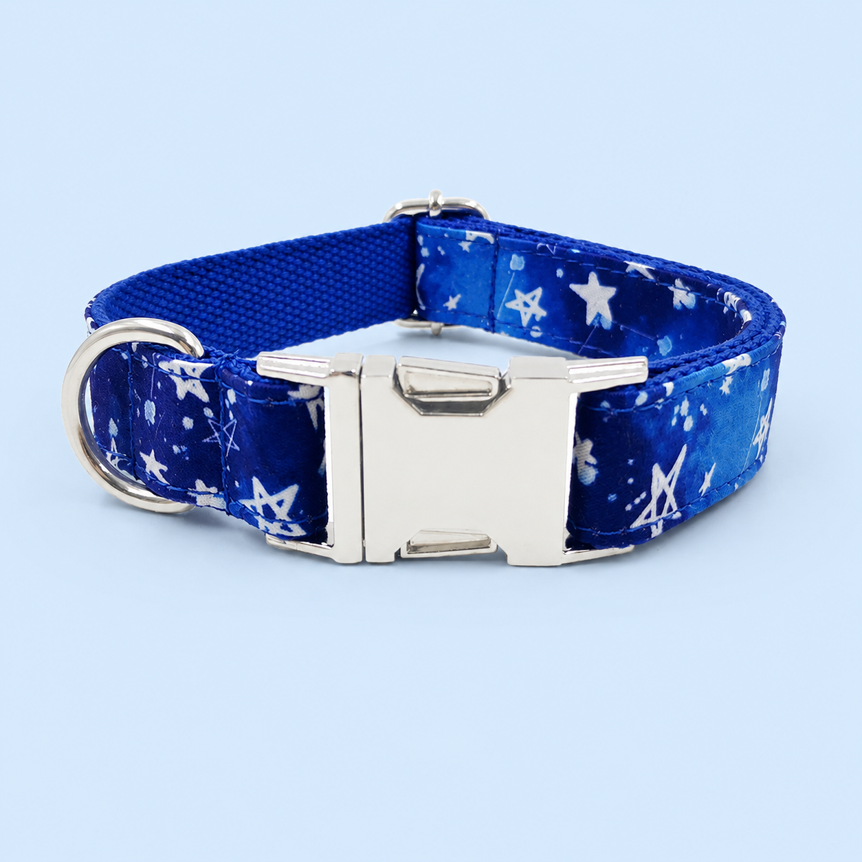 Designer Printed Dog Collar with Adjustable Fit &amp; Metal Buckle
