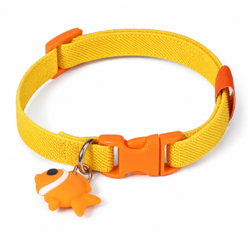 Adjustable Cat Collar with Cute Charm – Soft Lightweight Collar for Cats & Small Dogs