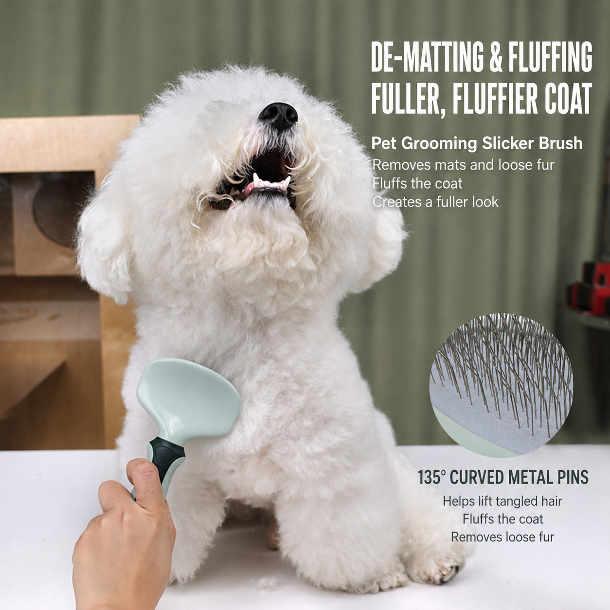 Complete Pet Grooming Kit with Storage Bag – Dog & Cat Brush, Nail Care and Trimming Set