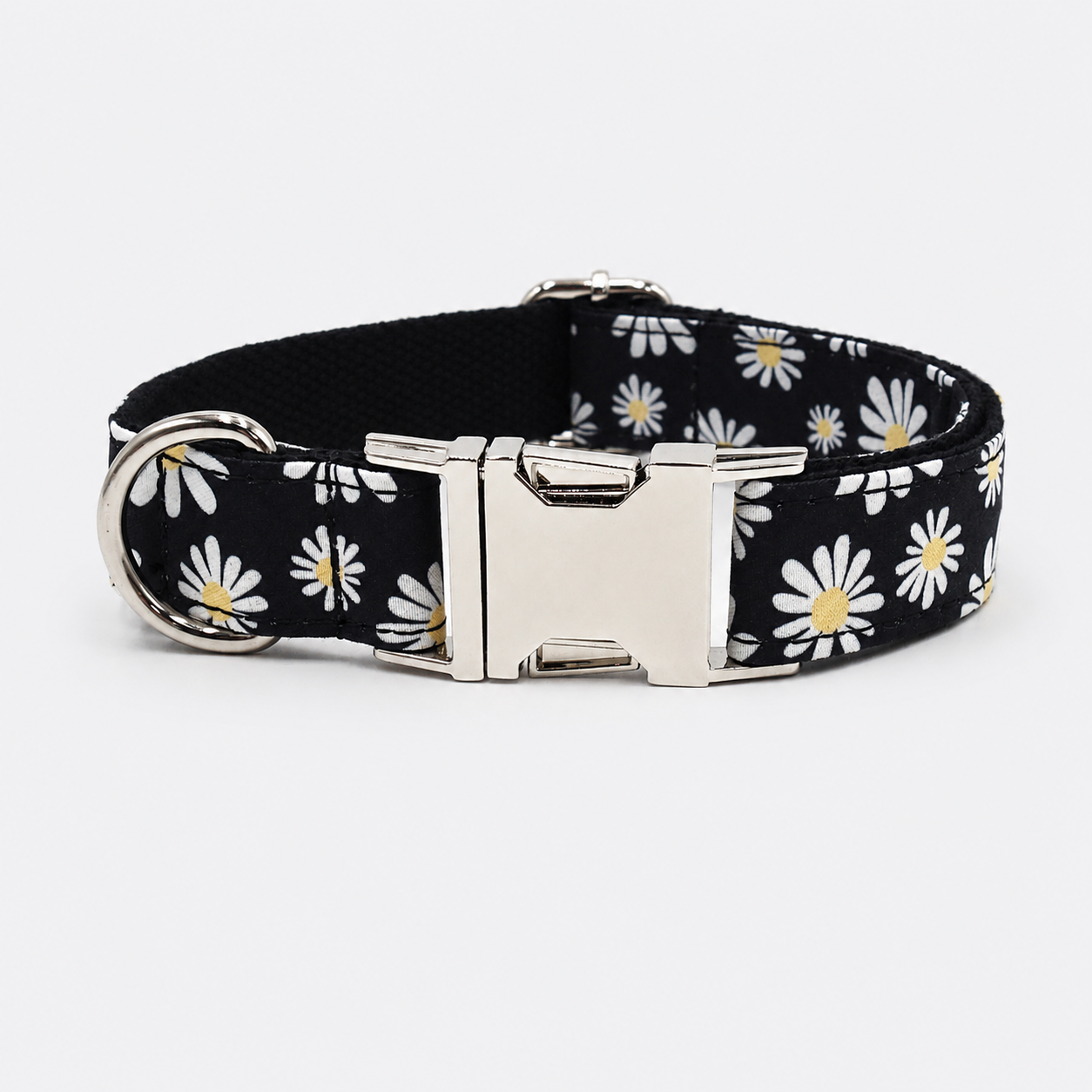 Designer Printed Dog Collar with Adjustable Fit &amp; Metal Buckle