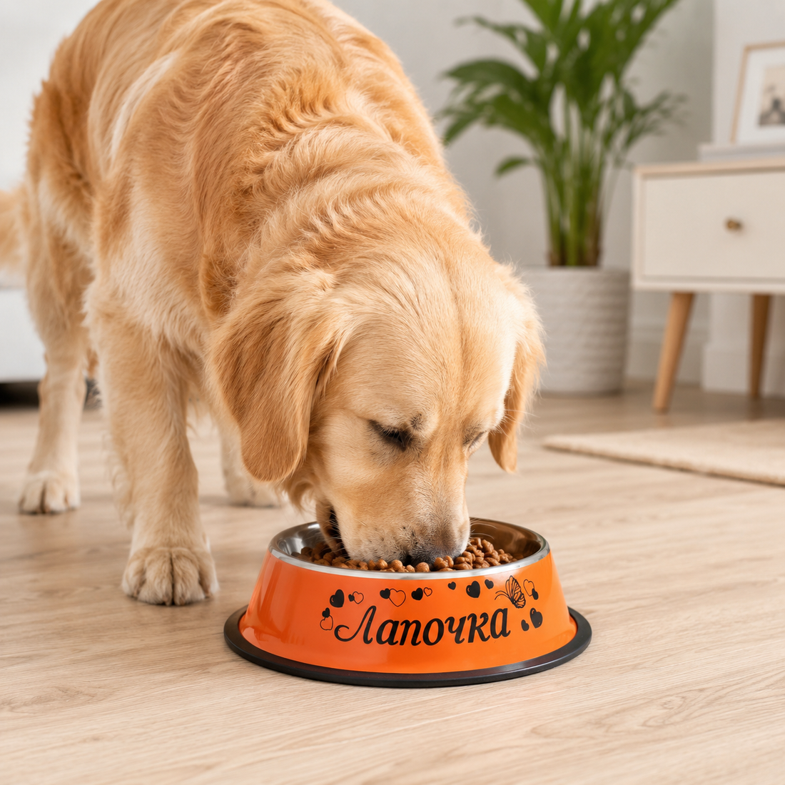 Stainless Steel Non-Slip Pet Bowl – Anti-Tip Food & Water Bowl for Dogs and Cats