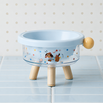 Elevated Tilted Pet Bowl with Detachable Insert – Non-Slip Feeding Bowl for Cats & Small Dogs
