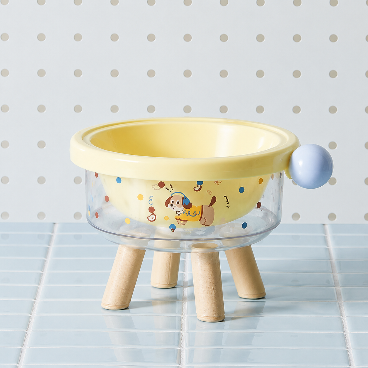 Elevated Tilted Pet Bowl with Detachable Insert – Non-Slip Feeding Bowl for Cats & Small Dogs