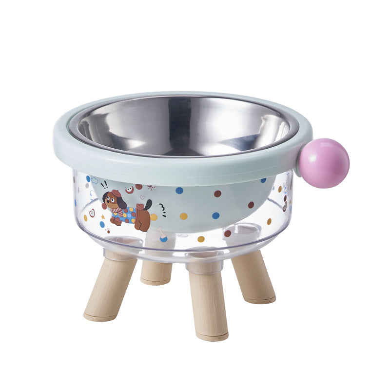 Elevated Tilted Pet Bowl with Detachable Insert – Non-Slip Feeding Bowl for Cats & Small Dogs