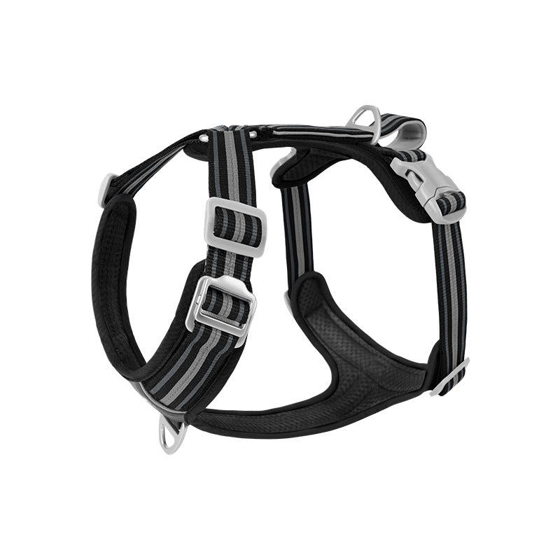 Water-Resistant No-Pull Dog Harness & Leash Set – Reflective Adjustable Walking Harness for Dogs