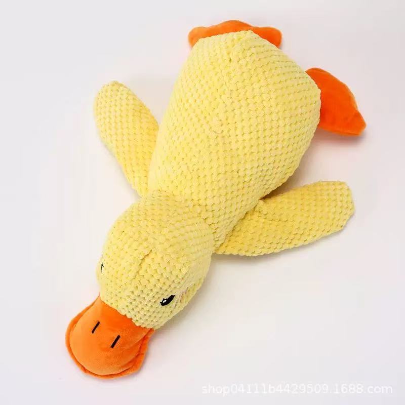 Squeaky Plush Duck Dog Toy – Soft Interactive Chew & Cuddle Toy for Dogs