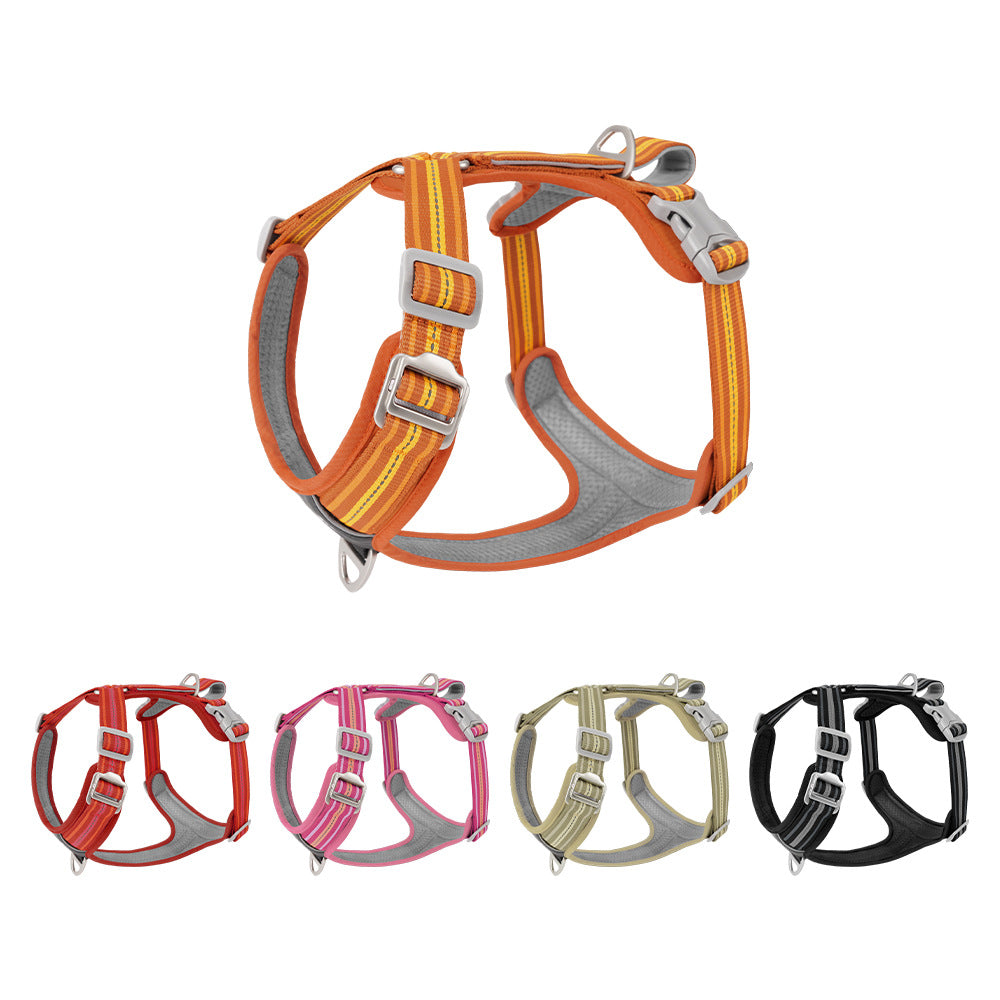 Water-Resistant No-Pull Dog Harness & Leash Set – Reflective Adjustable Walking Harness for Dogs