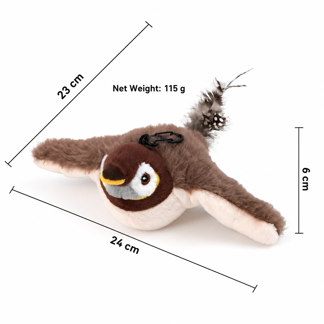 Rechargeable Interactive Bouncing Plush Dog Toy – Moving Sound Ball for Small Dogs