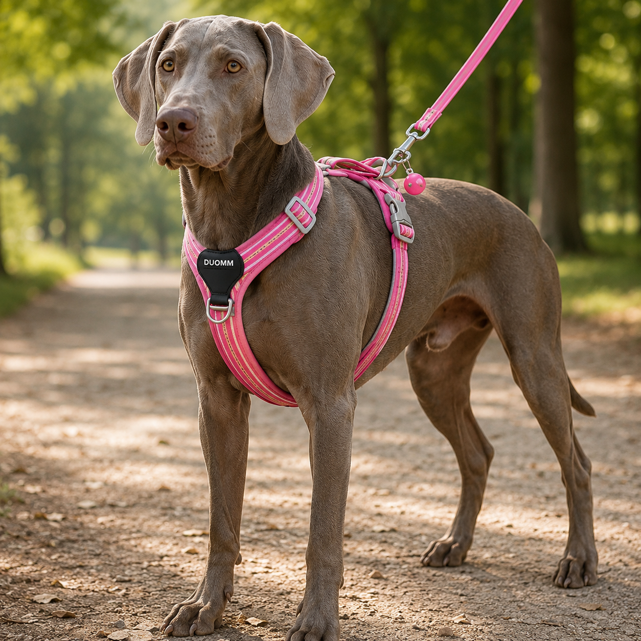Water-Resistant No-Pull Dog Harness & Leash Set – Reflective Adjustable Walking Harness for Dogs