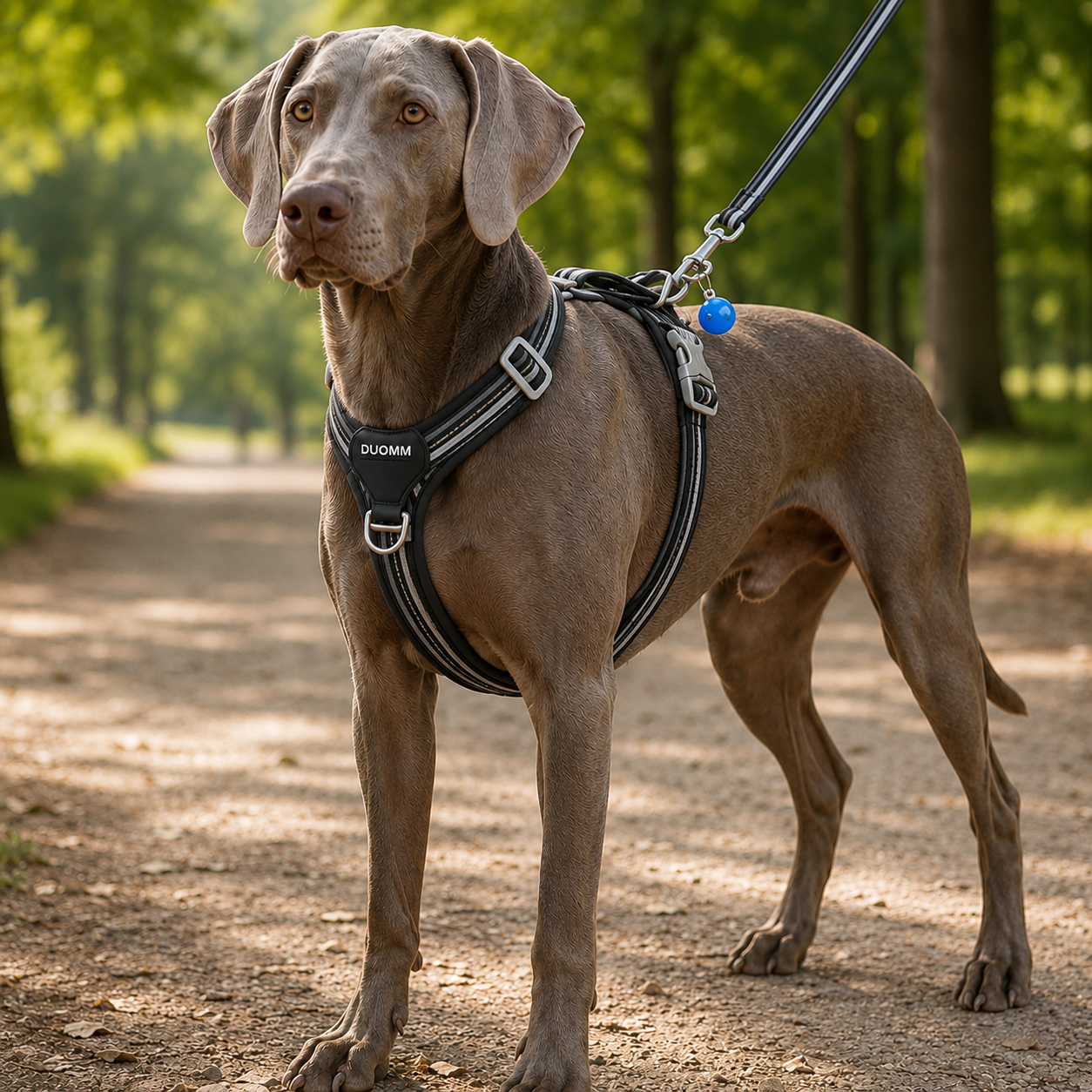 Water-Resistant No-Pull Dog Harness & Leash Set – Reflective Adjustable Walking Harness for Dogs