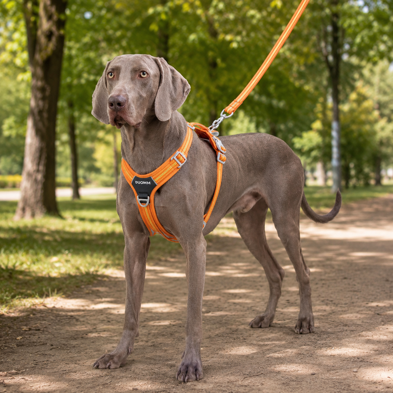 Water-Resistant No-Pull Dog Harness & Leash Set – Reflective Adjustable Walking Harness for Dogs