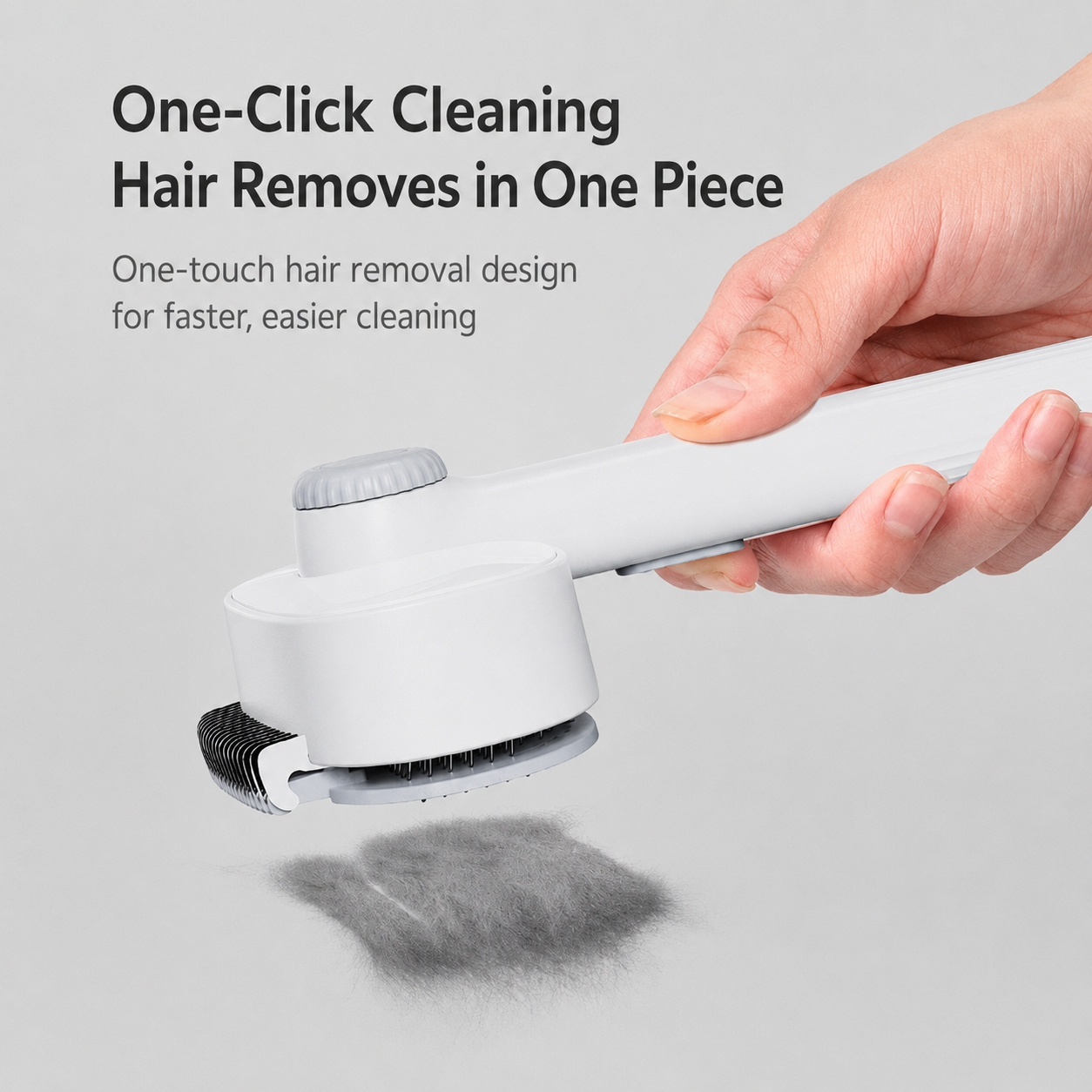 Self-Cleaning Pet Slicker Brush – Adjustable Detangling & Deshedding Brush for Dogs and Cats
