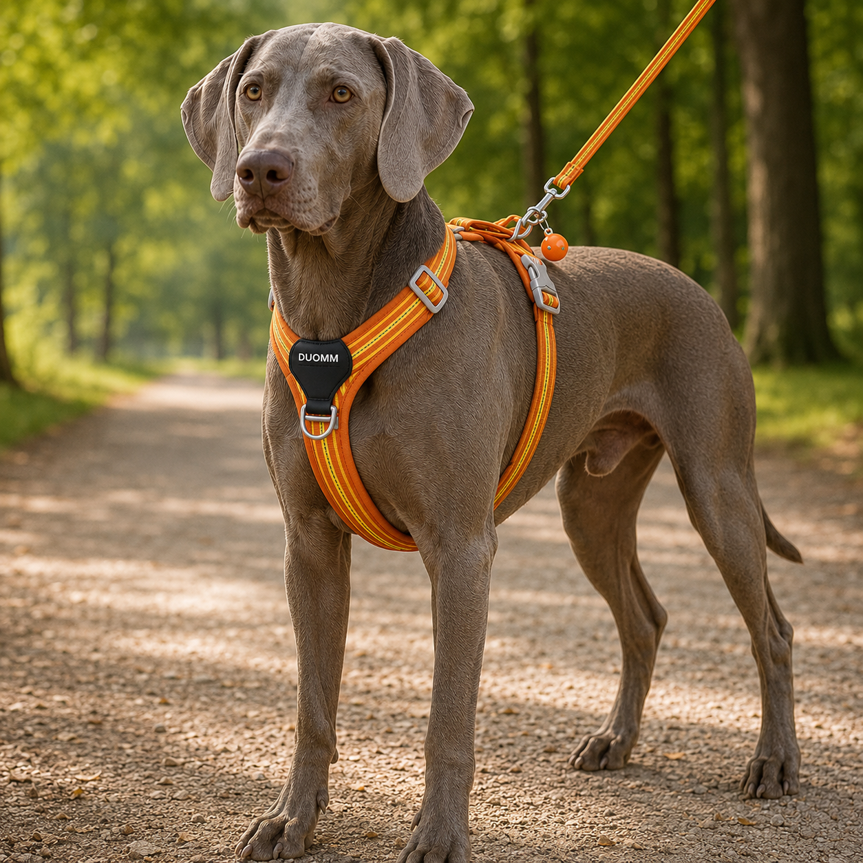 Water-Resistant No-Pull Dog Harness & Leash Set – Reflective Adjustable Walking Harness for Dogs