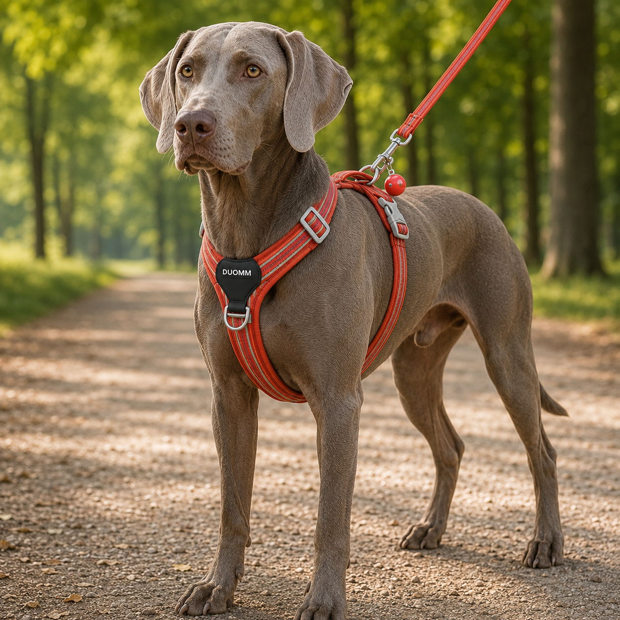 Water-Resistant No-Pull Dog Harness & Leash Set – Reflective Adjustable Walking Harness for Dogs