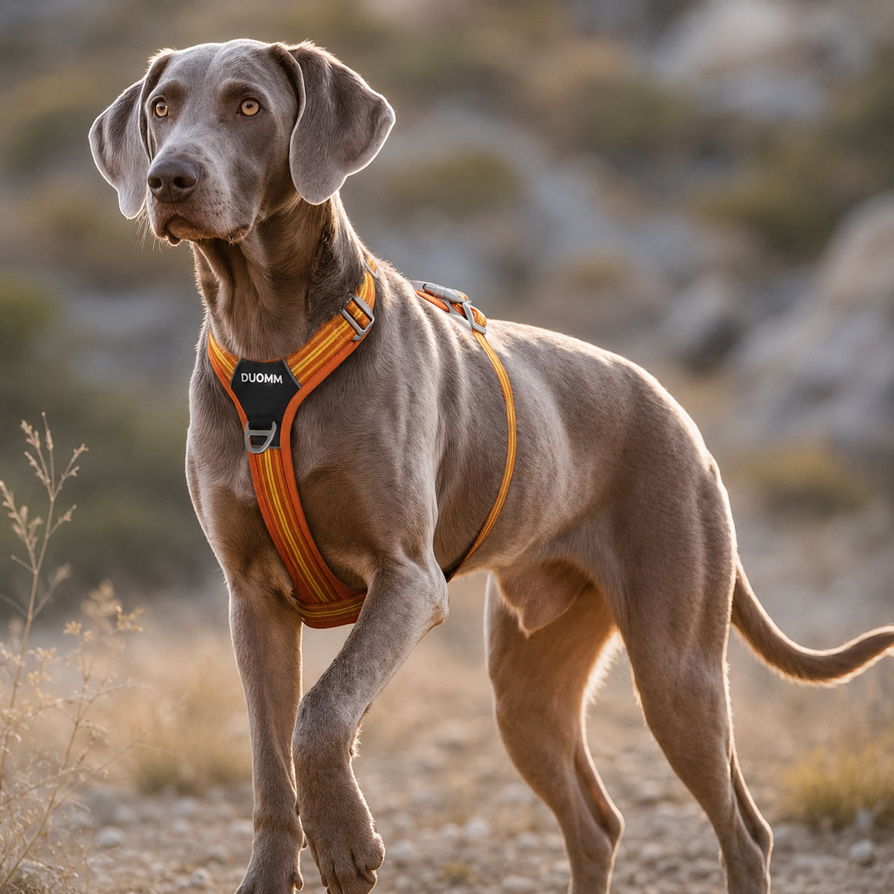 Water-Resistant No-Pull Dog Harness & Leash Set – Reflective Adjustable Walking Harness for Dogs